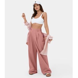 HALARA Pink Wide Leg Pants